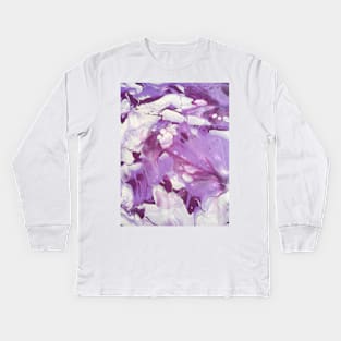 Purple Splash Kids Long Sleeve T-Shirt